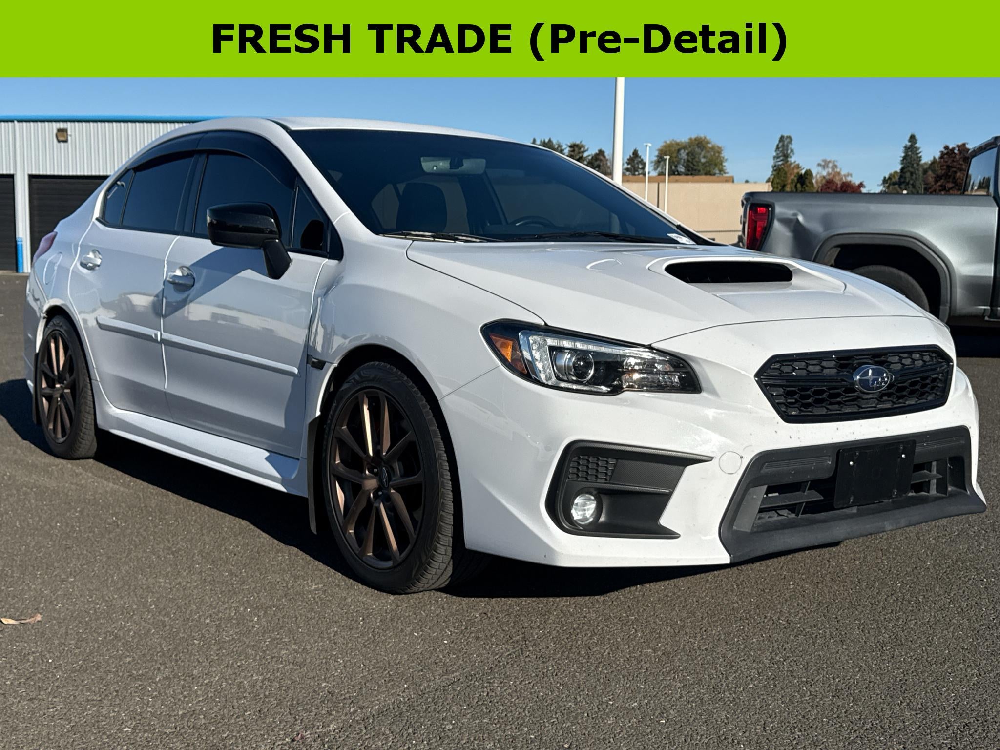 2020 Subaru WRX Premium Series.White